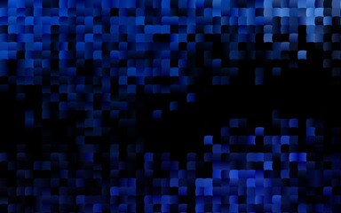 Dark BLUE vector texture in rectangular style.