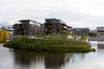 Luxury Living above River Vltava, Holesovice, the most cool Prague District, Czech Republic © Kajano