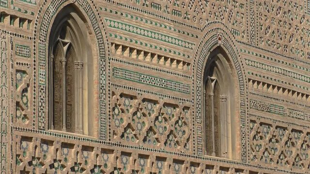 Cathedral Seo del Salvador, example of Mudejar architectual style, moorish iberian mixture, Zaragoza, Aragon, Spain