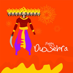 Happy Dussehra Festival (Indian Festival) 