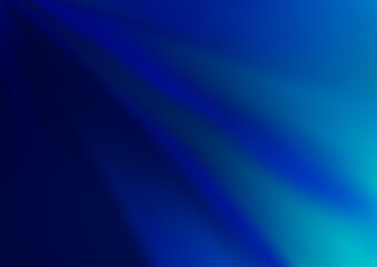 Dark BLUE vector blurred background.