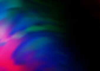 Dark Multicolor, Rainbow vector abstract template.