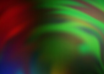 Dark Multicolor, Rainbow vector abstract template.