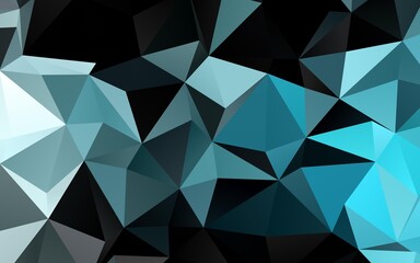 Light BLUE vector polygon abstract layout.