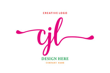 simple CJL letter arrangement logo is easy to understand, simple and authoritative