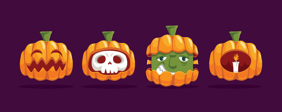 Halloween Pumpkin illustrations