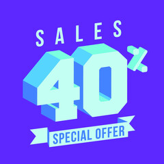 MODERN SALES DISCOUNT BANNERS