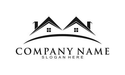 Property illustration vector logo