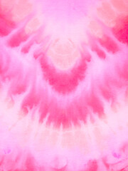 Pink tie dye pattern. V tiedye texture. V tie-dye pattern wallpaper. Watercolor tie dye.  Hippie boho. - 384908959