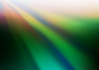 Dark Green vector abstract blurred pattern.