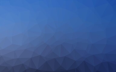 Light BLUE vector abstract polygonal texture.