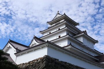 Fototapeta premium 秋の鶴ヶ城（会津若松城）