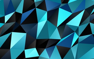 Light BLUE vector low poly layout.