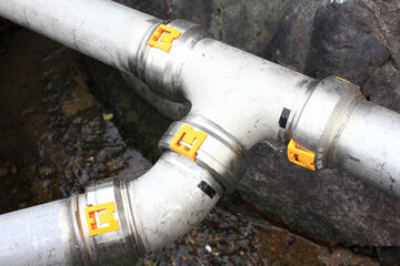 送水管のジョイント