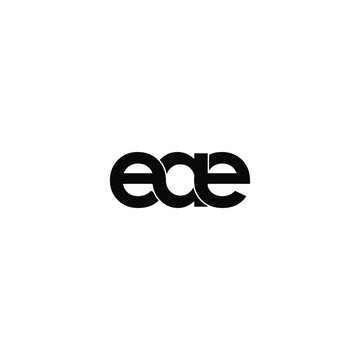 eae letter original monogram logo design