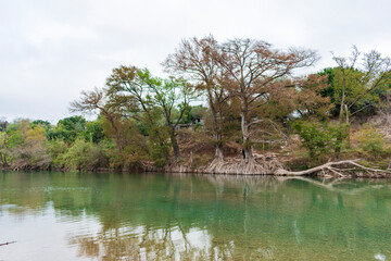 Fototapeta na wymiar Río Purificación, ubicado en Padilla, Tamaulipas, México