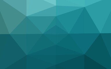 Light BLUE vector low poly cover.