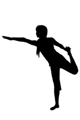 ヨガシルエット