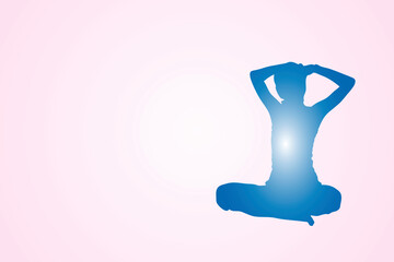 ヨガシルエット