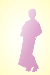 着物シルエット