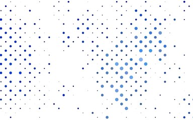 Light BLUE vector background with bubbles.