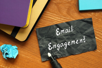 Email Engagement inscription on the page.