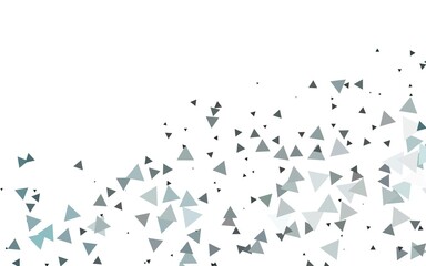 Light BLUE vector background with triangles.