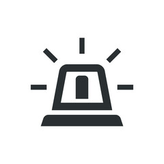 Fototapeta premium Ambulance light icon