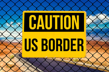 A fence and American border