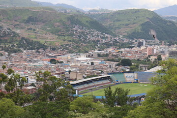 Fototapeta na wymiar El Estadio Nacional Tiburcio Carías Andino HONDURAS