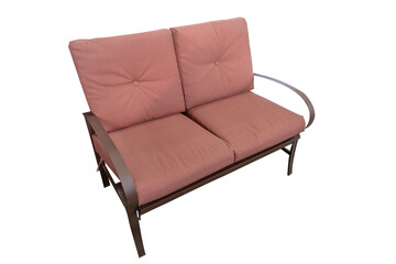 Isolated on white background holiday sofa