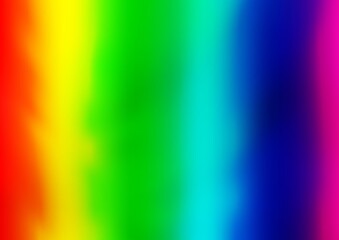 Light Multicolor, Rainbow vector glossy bokeh pattern.