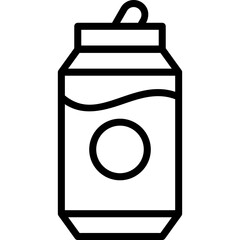 line icon for can