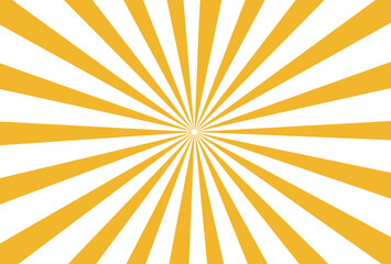 放射のイラスト　セール　特売　正月　チラシ　お正月　黄色　年末