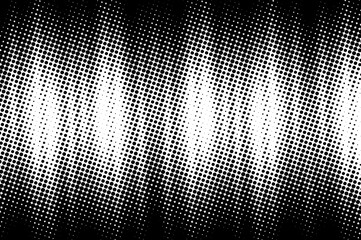 Art black and white of halftone background