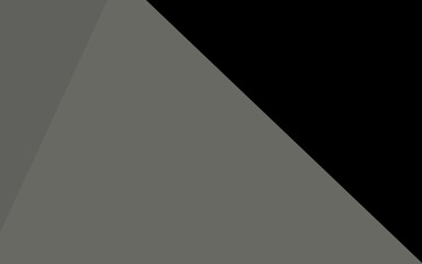 Dark Black vector low poly cover.