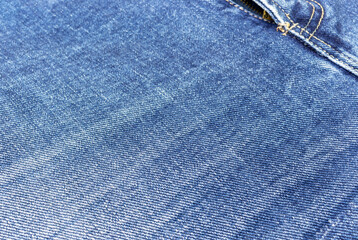 blue jeans with seam