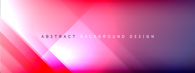 Motion concept neon shiny lines on liquid color gradients abstract backgrounds. Dynamic shadows and lights templates for text