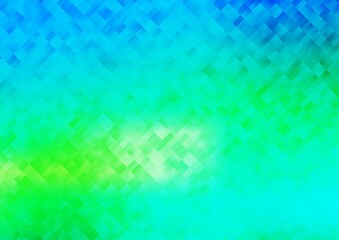 Light Blue, Yellow vector cover in polygonal style.