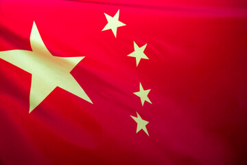 China waving flag