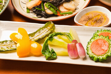 沖縄料理　野菜の前菜