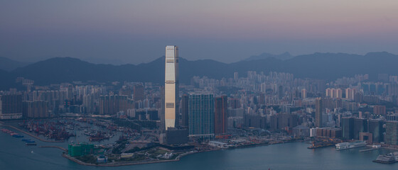 The International Commerce Centre is a 484 m commercial skyscraper completed in 2010 in West...