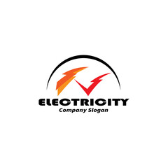 simple energy electric design logo