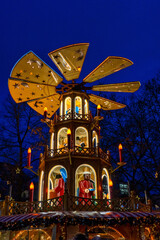 Christmas market in Munich, Bavaria, Germany, Europe
