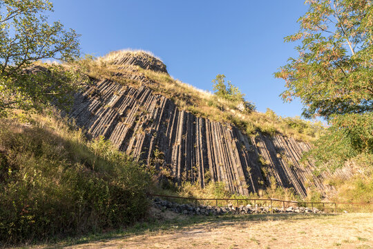 Usson, France. The Orgues Volcaniques (Volcanic Organ), a set og basaltic columns
