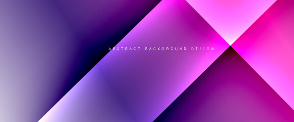 Fototapeta premium Fluid gradients with dynamic diagonal lines abstract background. Bright colors with dynamic light and shadow effects. Vector wallpaper or poster