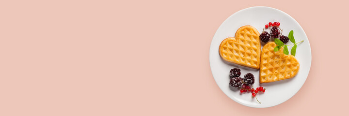 Breakfast - crepes, wafers