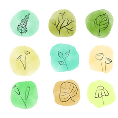 green eco icons