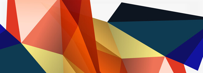 3d mosaic abstract backgrounds, low poly shape geometric design