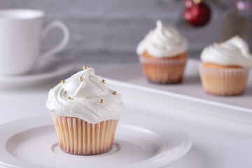 Bizet cream cupcakes - a very popular classic dessert